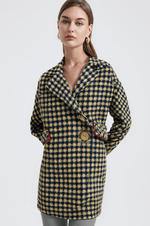 Houndstooth Short Jacket