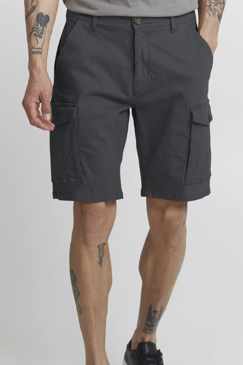 Men Regular Fit Flat-Front Shorts