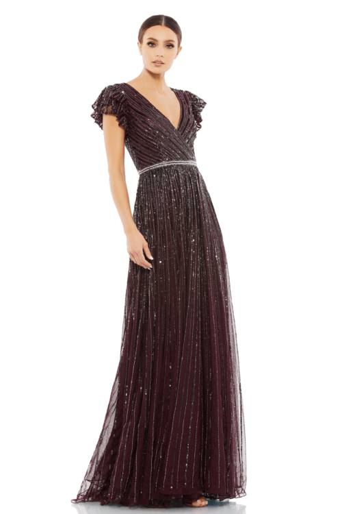 Champagne Bridesmaid Long Dress