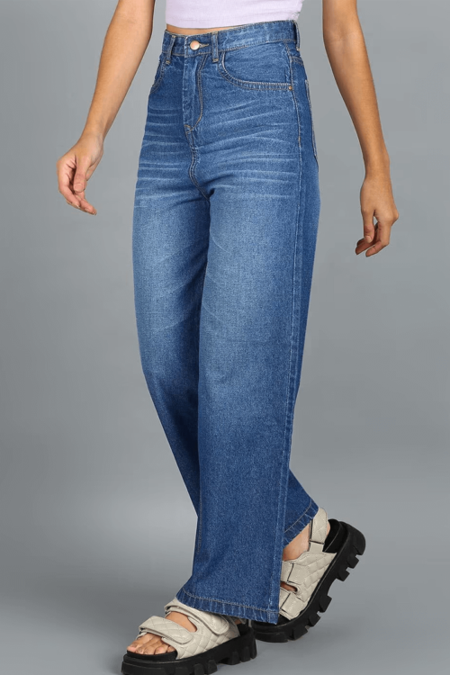High-Rise Flared Jeans